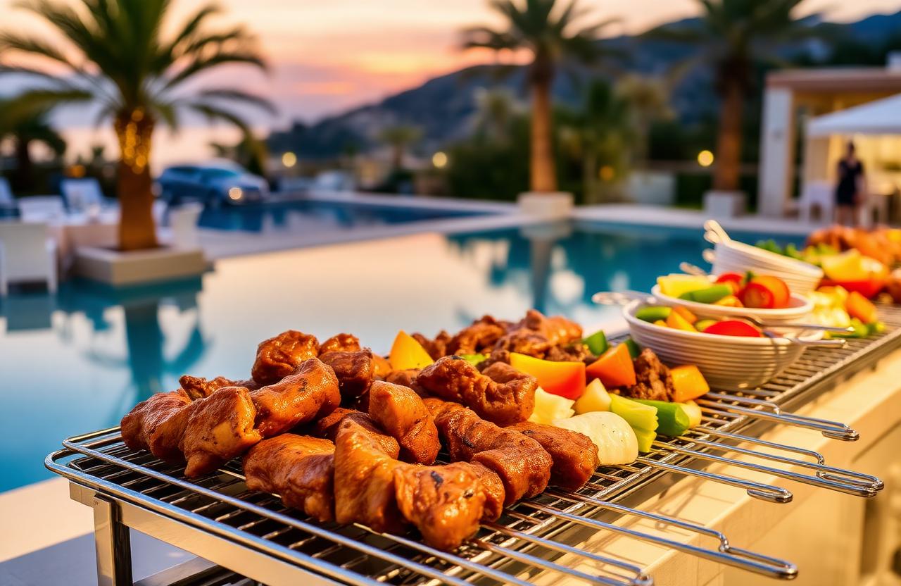 BBQ am Pool